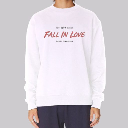 Bailey Zimmerman Fall in Love Hoodie