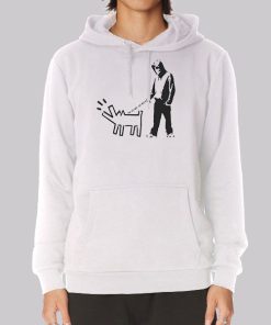 Banksy Drawing Dog Man Hoodie Banksy Drawing Dog Man Hoodie
