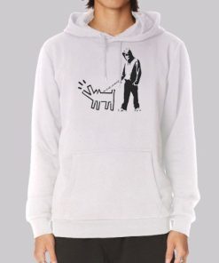 Banksy Drawing Dog Man Hoodie 3 Banksy Drawing Dog Man Hoodie 4
