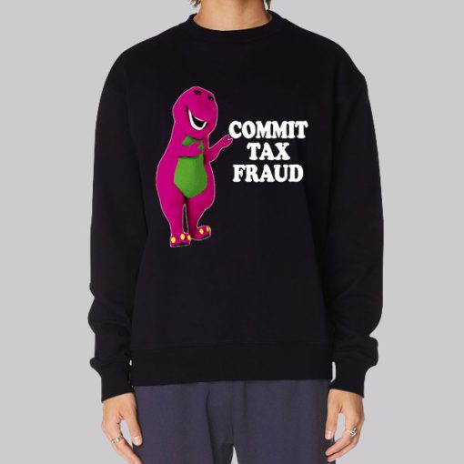 Barney Tax Fraud Funny Hoodie