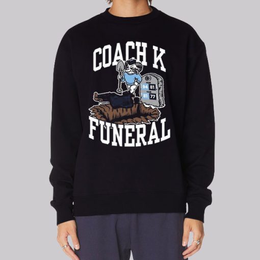 Barstool Coach K Funeral Hoodie