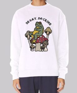 Be Gay Do Crime Frog Hoodie