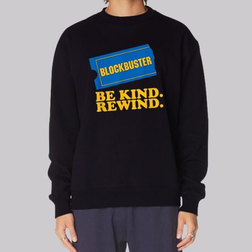 Be Kind Rewind Blockbuster Video Hoodie