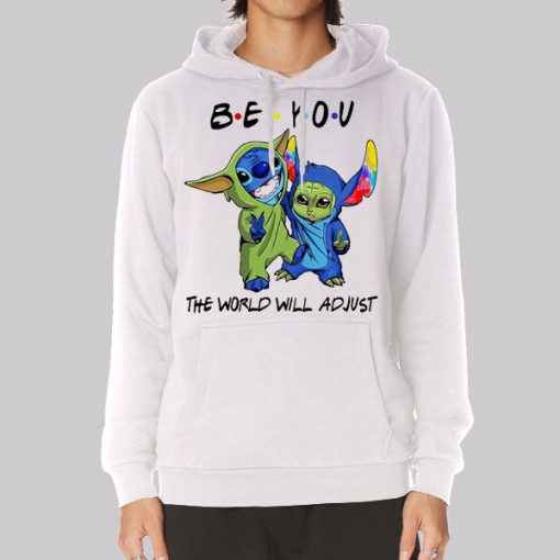 Be You Stitch and Baby Yoda Hoodie