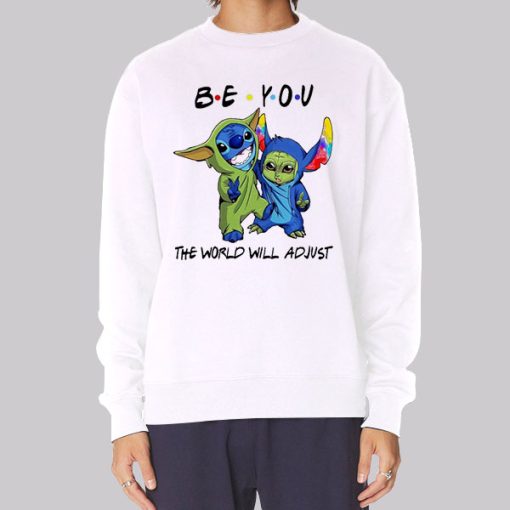 Be You Stitch and Baby Yoda Hoodie