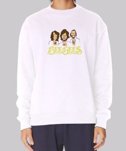 Bee Gees Vintage Classic Distressed Hoodie