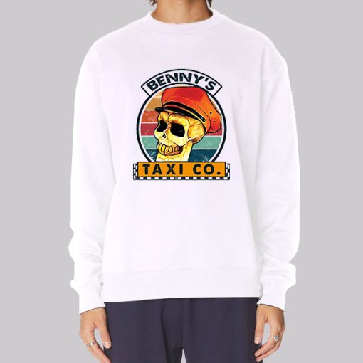 Benny`S Halloweentown Taxi Driver Hoodie