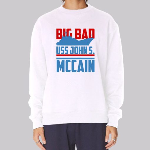 Big Bad John Uss John Mccain Hoodie