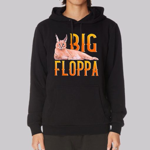 Big Floppa Cat Funny Hoodie