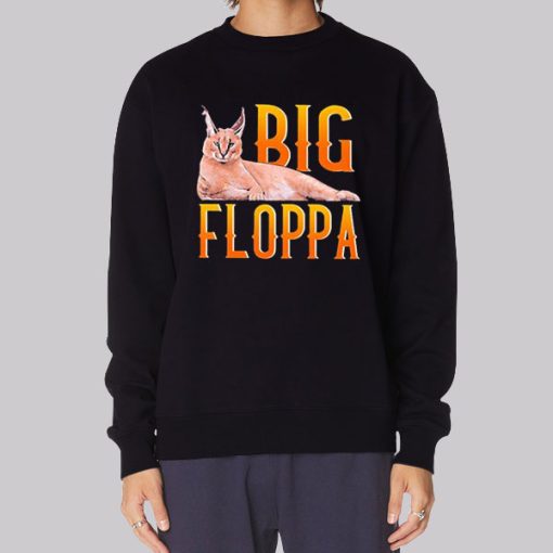 Big Floppa Cat Funny Hoodie