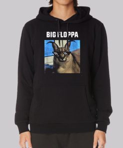 Big Floppa Meme Cat Hoodie 1