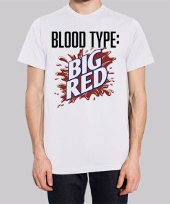 Big Red Soda Pop Drink Logo Funny Blood Type Parody Hoodie 2 Big Red Soda Pop Drink Logo Funny Blood Type Parody Hoodie 3