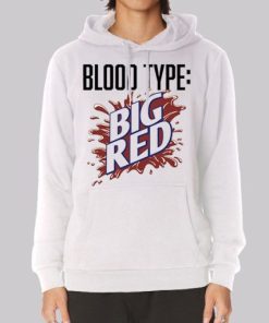 Big Red Soda Pop Drink Logo Funny Blood Type Parody Hoodie 3 Big Red Soda Pop Drink Logo Funny Blood Type Parody Hoodie 4