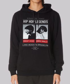 Biggie and Snoop Dogg Rapper Legend Hoodie Biggie and Snoop Dogg Rapper Legend Hoodie