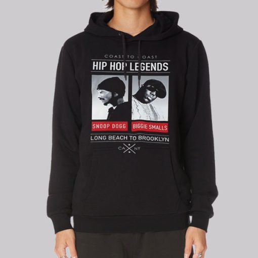 Biggie and Snoop Dogg Rapper Legend Hoodie