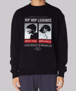 Biggie and Snoop Dogg Rapper Legend Hoodie
