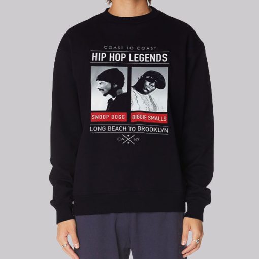 Biggie and Snoop Dogg Rapper Legend Hoodie