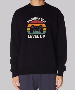Birthday Boy Level up Gamer Hoodie