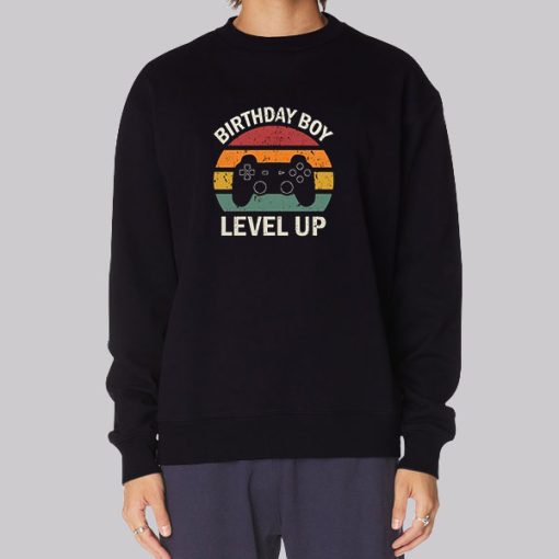 Birthday Boy Level up Gamer Hoodie