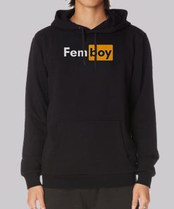Black Femboy Funny Hub Hoodie 1