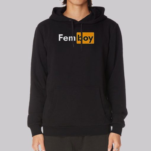 Black Femboy Funny Hub Hoodie