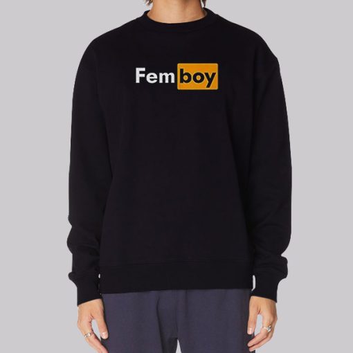 Black Femboy Funny Hub Hoodie