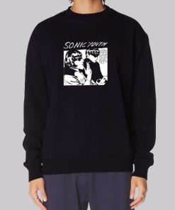 Black Sonic Youth Bad Moon Rising Hoodie