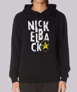 Black Star Nickelback Hoodie Black Star Nickelback Hoodie