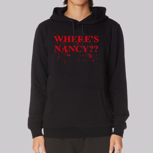 Blood Design Wheres Nancy Hoodie