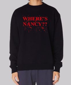 Blood Design Wheres Nancy Hoodie