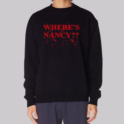 Blood Design Wheres Nancy Hoodie