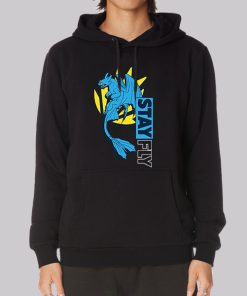 Blue Dragon Stay Fly Hoodie Blue Dragon Stay Fly Hoodie