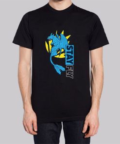 Blue Dragon Stay Fly Hoodie 2 Blue Dragon Stay Fly Hoodie 3