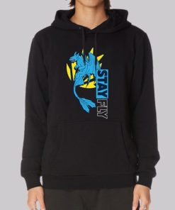 Blue Dragon Stay Fly Hoodie 3 Blue Dragon Stay Fly Hoodie 4