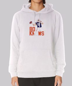 Bo Nix Inspired Fan Bo Knows Hoodie Bo Nix Inspired Fan Bo Knows Hoodie