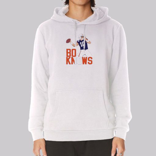 Bo Nix Inspired Fan Bo Knows Hoodie