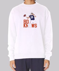Bo Nix Inspired Fan Bo Knows Hoodie