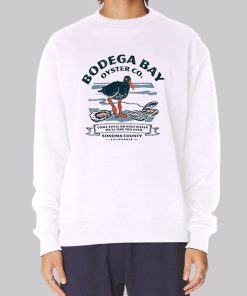 Bodega Bay Zip Code Oyster California Hoodie