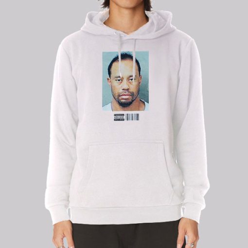 Bootleg Rap Tiger Woods Mugshot Hoodie