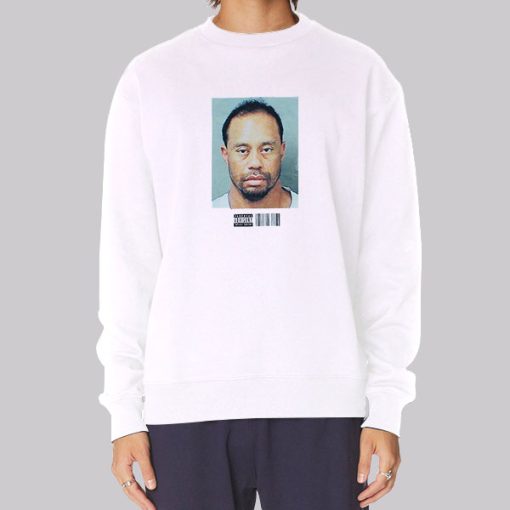 Bootleg Rap Tiger Woods Mugshot Hoodie