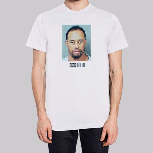 Bootleg Rap Tiger Woods Mugshot Hoodie