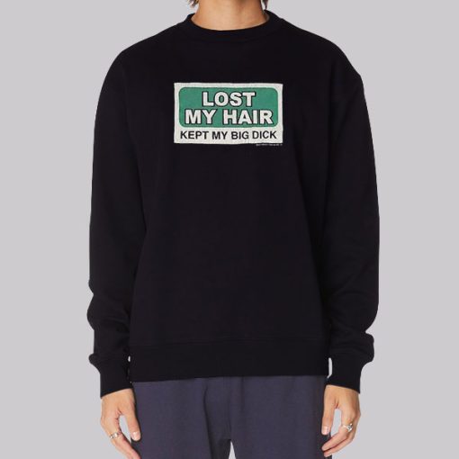 Box Logo Lost My Hair Kept My Big Dick Hoodie