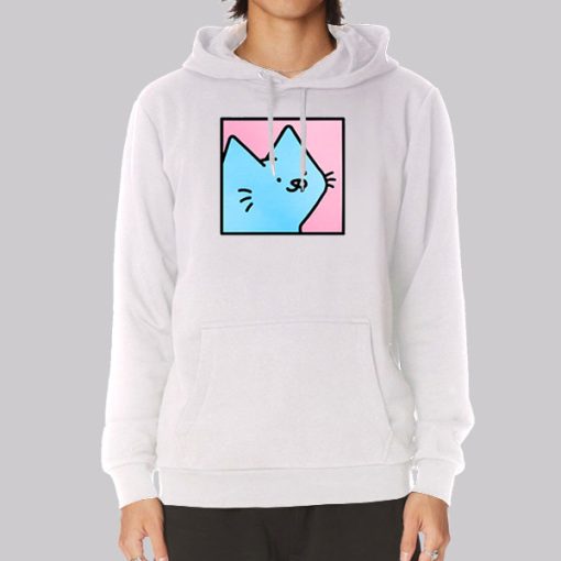 Box Pink Cat Hoodie