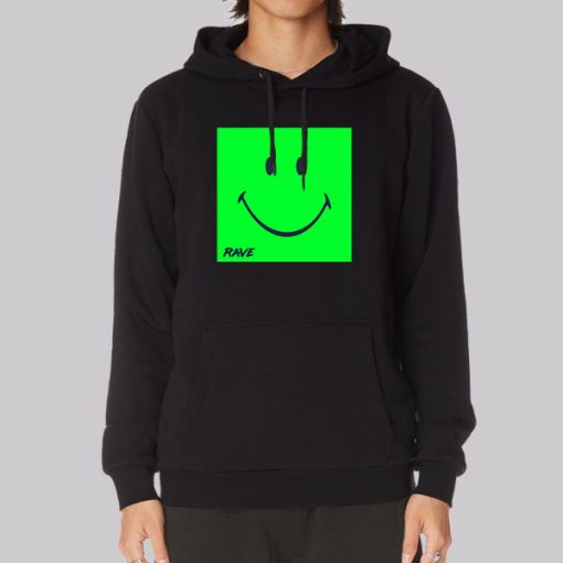 Box Smiley Face Rave Hoodie