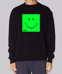 Box Smiley Face Rave Hoodie