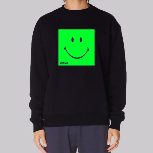 Box Smiley Face Rave Hoodie