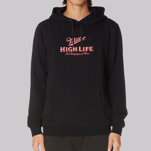 Brew City Miller High Life Button up Hoodie