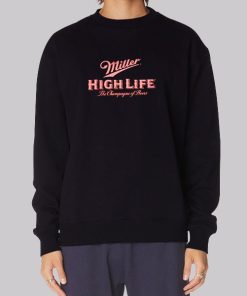 Brew City Miller High Life Button up Hoodie
