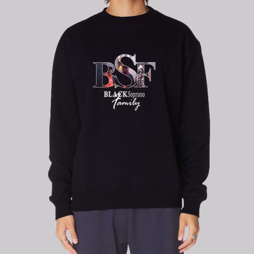 Bsf Merch Black Soprano Family Hoodie