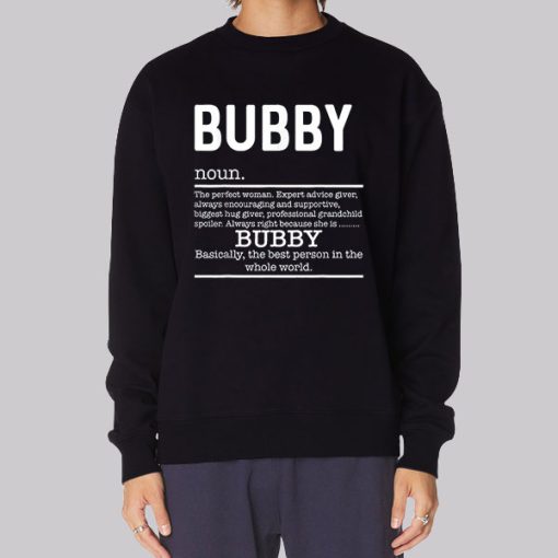 Bubby Definition the Perfect Woman Hoodie